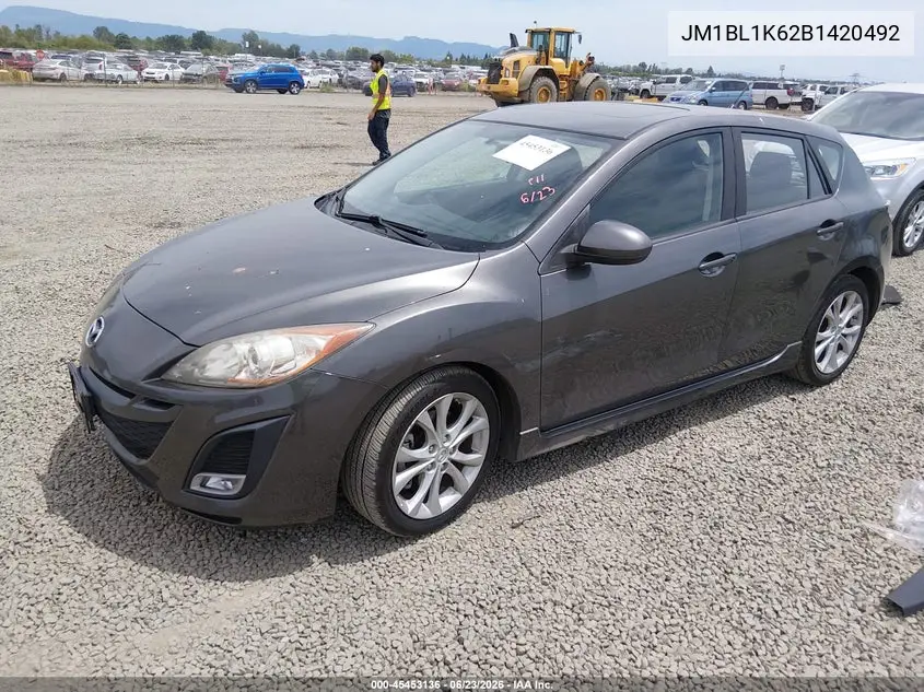 2011 Mazda Mazda3 S Sport VIN: JM1BL1K62B1420492 Lot: 45453136