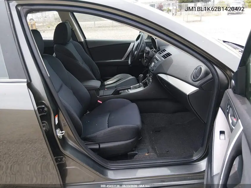 2011 Mazda Mazda3 S Sport VIN: JM1BL1K62B1420492 Lot: 45453136