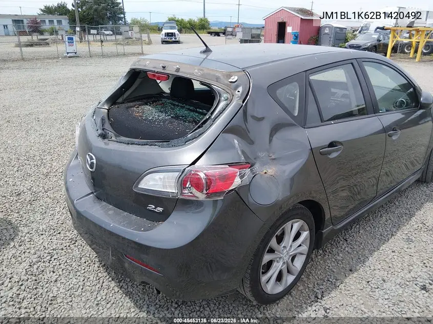 2011 Mazda Mazda3 S Sport VIN: JM1BL1K62B1420492 Lot: 45453136