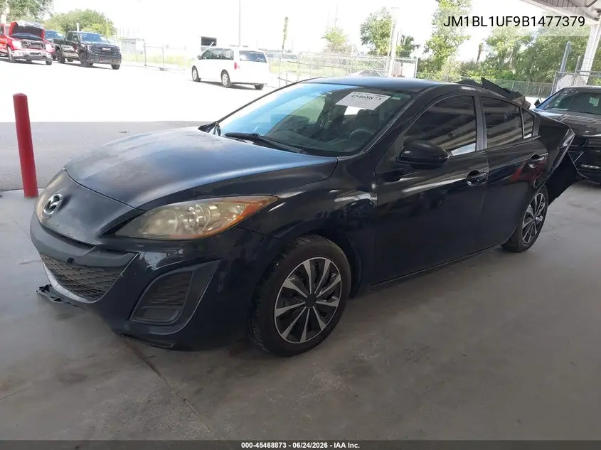 2011 Mazda Mazda3 I Sport VIN: JM1BL1UF9B1477379 Lot: 45468873