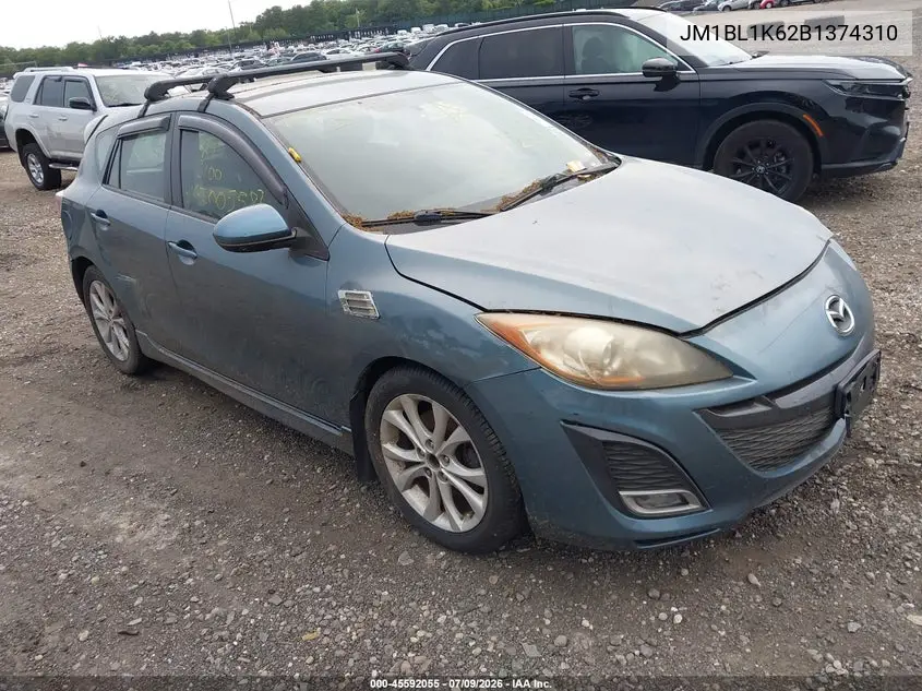 2011 Mazda Mazda3 S Sport VIN: JM1BL1K62B1374310 Lot: 45592055