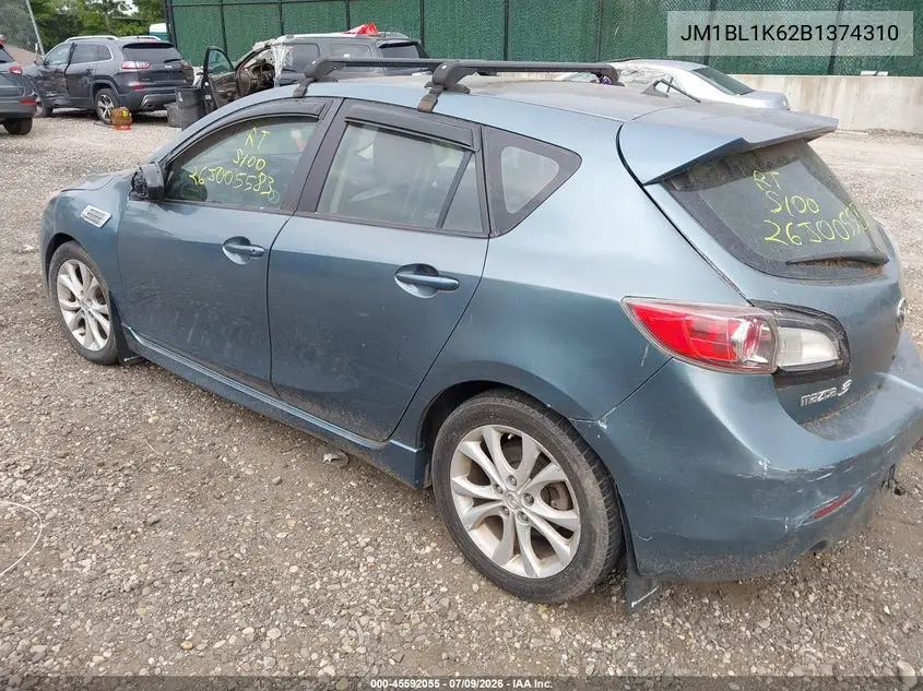 2011 Mazda Mazda3 S Sport VIN: JM1BL1K62B1374310 Lot: 45592055