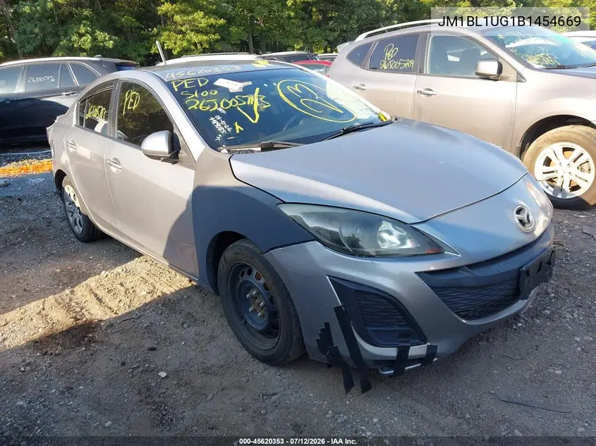 2011 Mazda Mazda3 I Sport VIN: JM1BL1UG1B1454669 Lot: 45620353