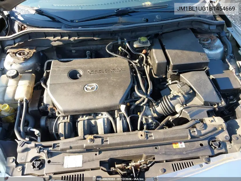 2011 Mazda Mazda3 I Sport VIN: JM1BL1UG1B1454669 Lot: 45620353