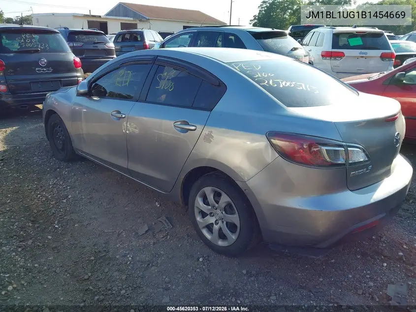 2011 Mazda Mazda3 I Sport VIN: JM1BL1UG1B1454669 Lot: 45620353