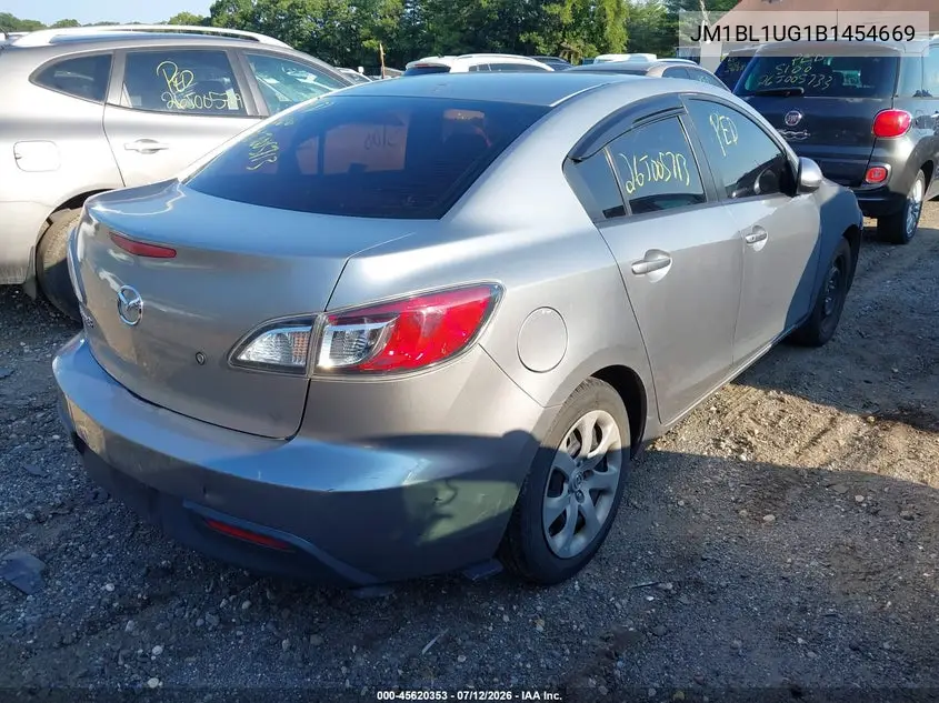 2011 Mazda Mazda3 I Sport VIN: JM1BL1UG1B1454669 Lot: 45620353
