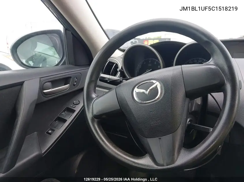 2012 Mazda Mazda3 Gx VIN: JM1BL1UF5C1518219 Lot: 12619229