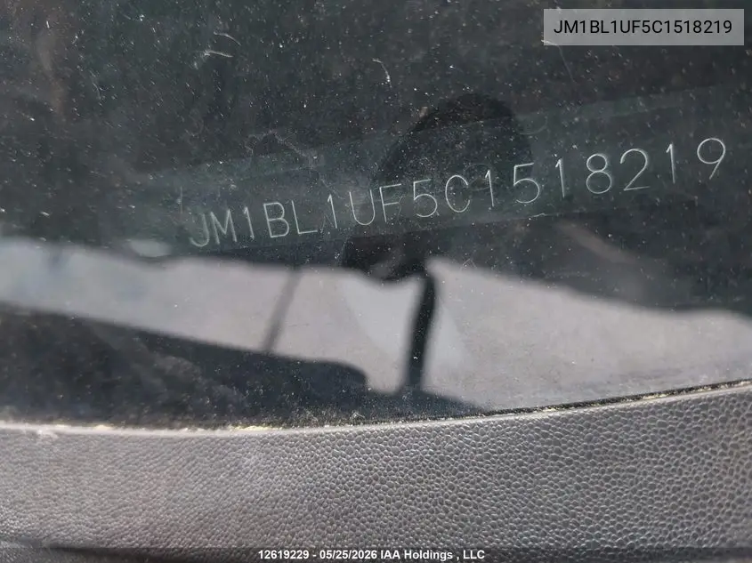 2012 Mazda Mazda3 Gx VIN: JM1BL1UF5C1518219 Lot: 12619229
