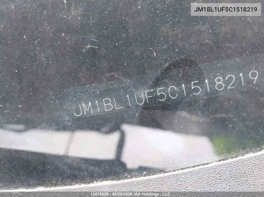 2012 Mazda Mazda3 Gx VIN: JM1BL1UF5C1518219 Lot: 12619229