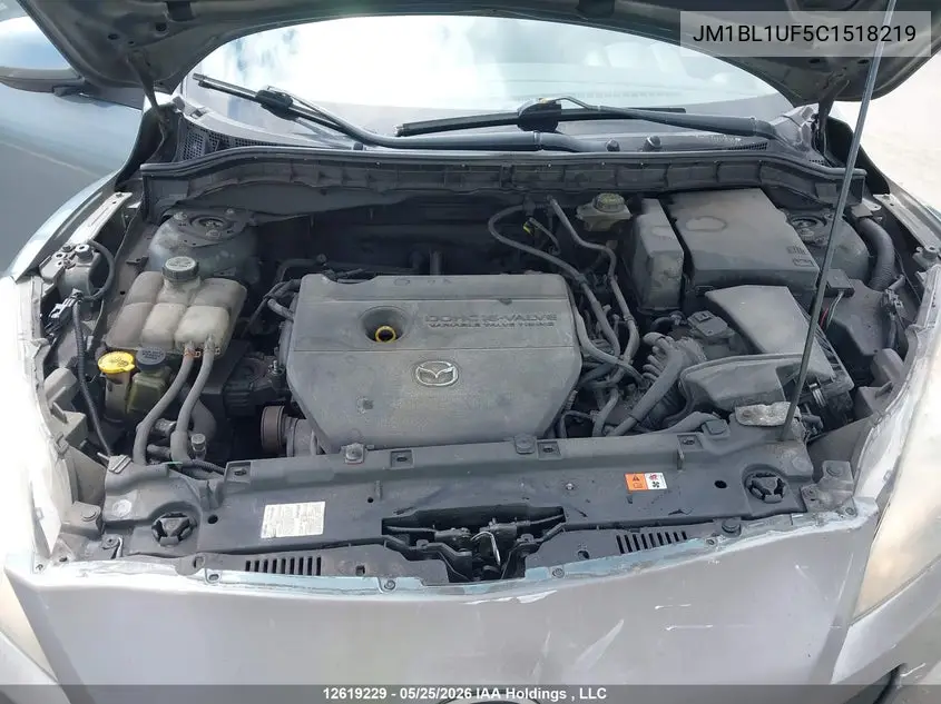 2012 Mazda Mazda3 Gx VIN: JM1BL1UF5C1518219 Lot: 12619229