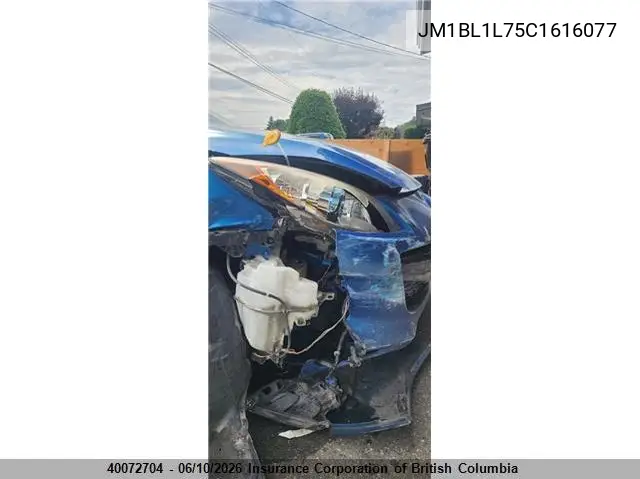 2012 Mazda 3 I VIN: JM1BL1L75C1616077 Lot: 40072704
