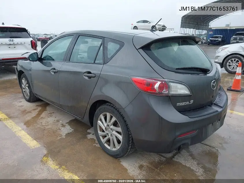 2012 Mazda Mazda3 I Grand Touring VIN: JM1BL1M77C1653761 Lot: 45009760
