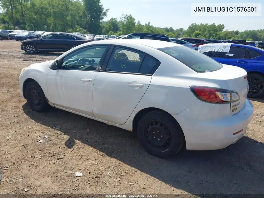2012 Mazda Mazda3 I Sport VIN: JM1BL1UG1C1576501 Lot: 45245346