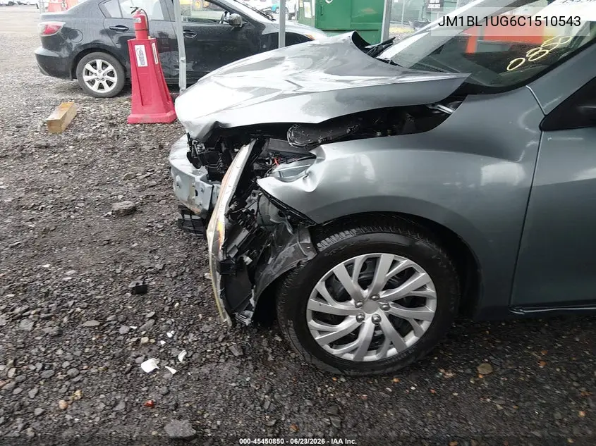 2012 Mazda Mazda3 I Sport VIN: JM1BL1UG6C1510543 Lot: 45450850