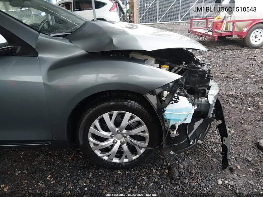 2012 Mazda Mazda3 I Sport VIN: JM1BL1UG6C1510543 Lot: 45450850