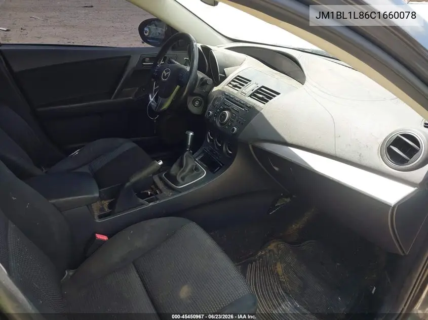 2012 Mazda Mazda3 I Touring VIN: JM1BL1L86C1660078 Lot: 45450967