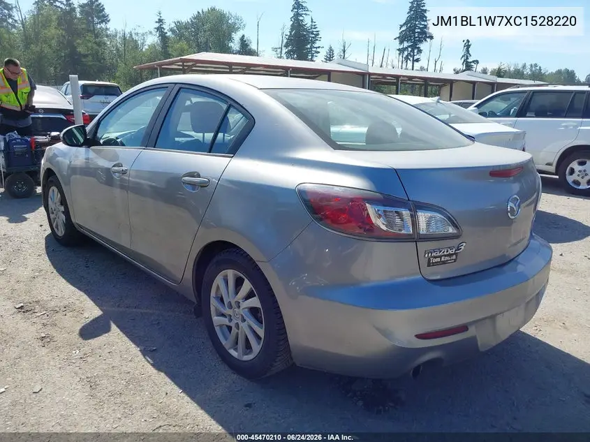2012 Mazda Mazda3 I Grand Touring VIN: JM1BL1W7XC1528220 Lot: 45470210