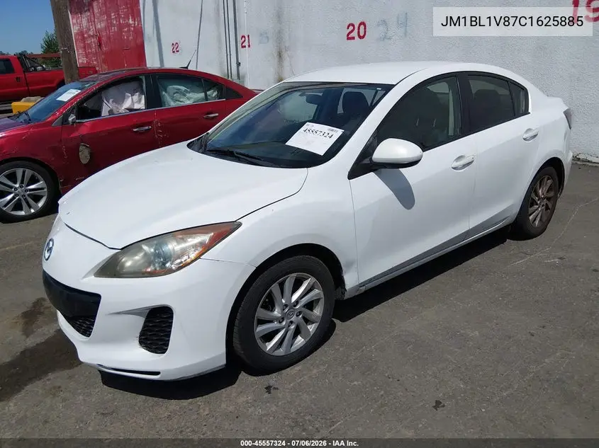 2012 Mazda Mazda3 I Touring VIN: JM1BL1V87C1625885 Lot: 45557324