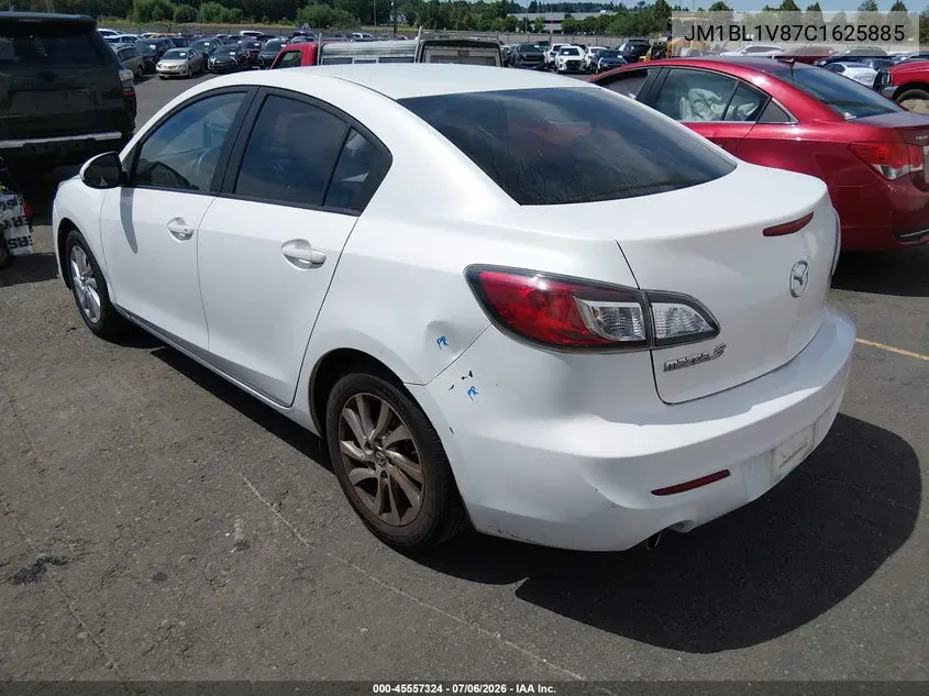 2012 Mazda Mazda3 I Touring VIN: JM1BL1V87C1625885 Lot: 45557324