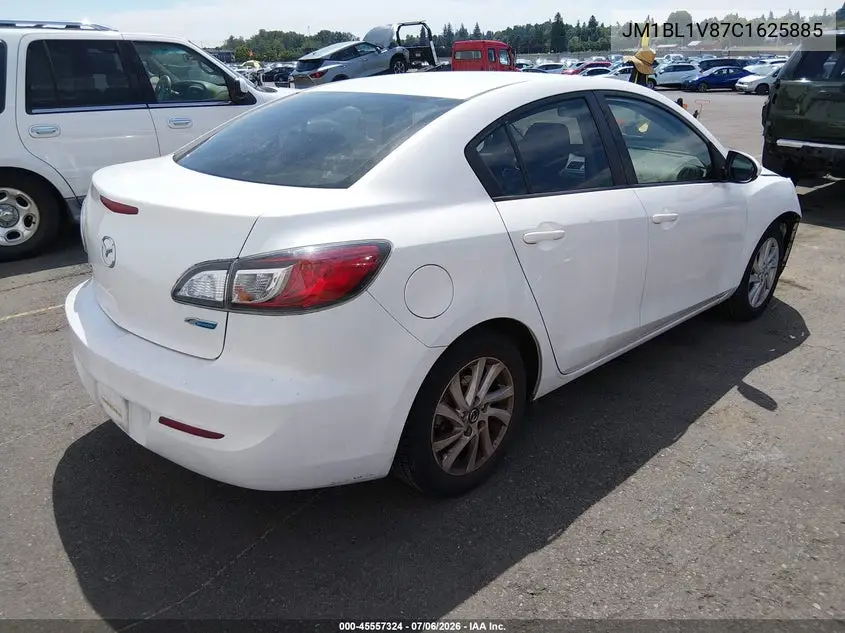 2012 Mazda Mazda3 I Touring VIN: JM1BL1V87C1625885 Lot: 45557324