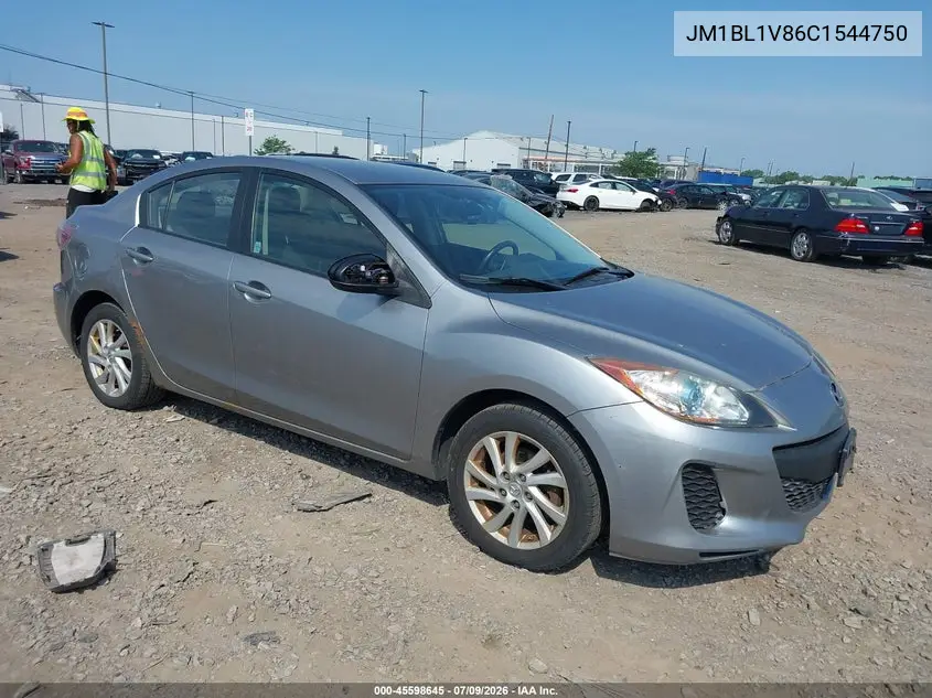 2012 Mazda Mazda3 I Touring VIN: JM1BL1V86C1544750 Lot: 45598645