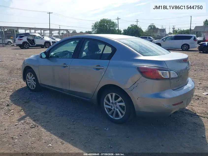 2012 Mazda Mazda3 I Touring VIN: JM1BL1V86C1544750 Lot: 45598645
