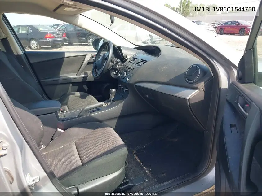 2012 Mazda Mazda3 I Touring VIN: JM1BL1V86C1544750 Lot: 45598645