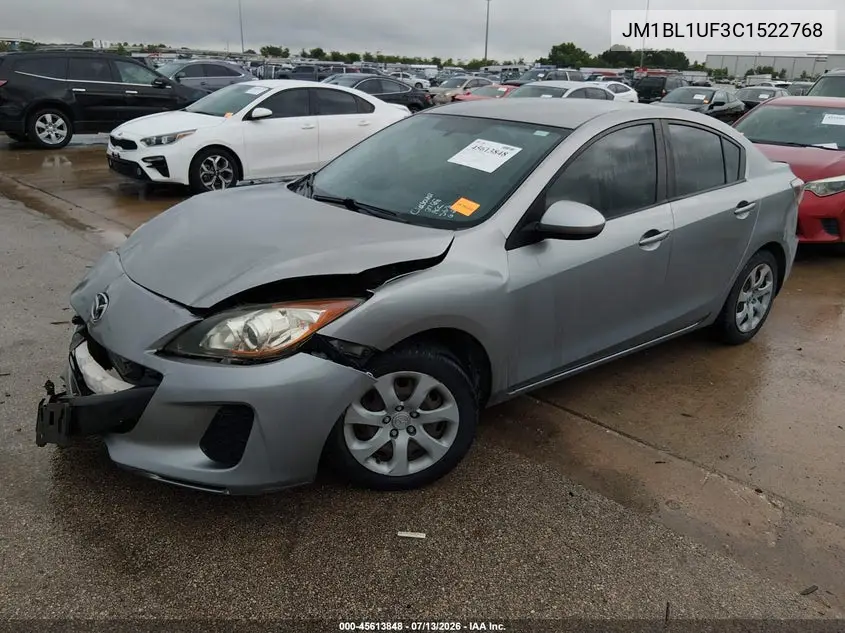 2012 Mazda Mazda3 I Sport VIN: JM1BL1UF3C1522768 Lot: 45613848