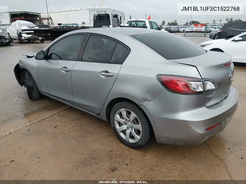 2012 Mazda Mazda3 I Sport VIN: JM1BL1UF3C1522768 Lot: 45613848