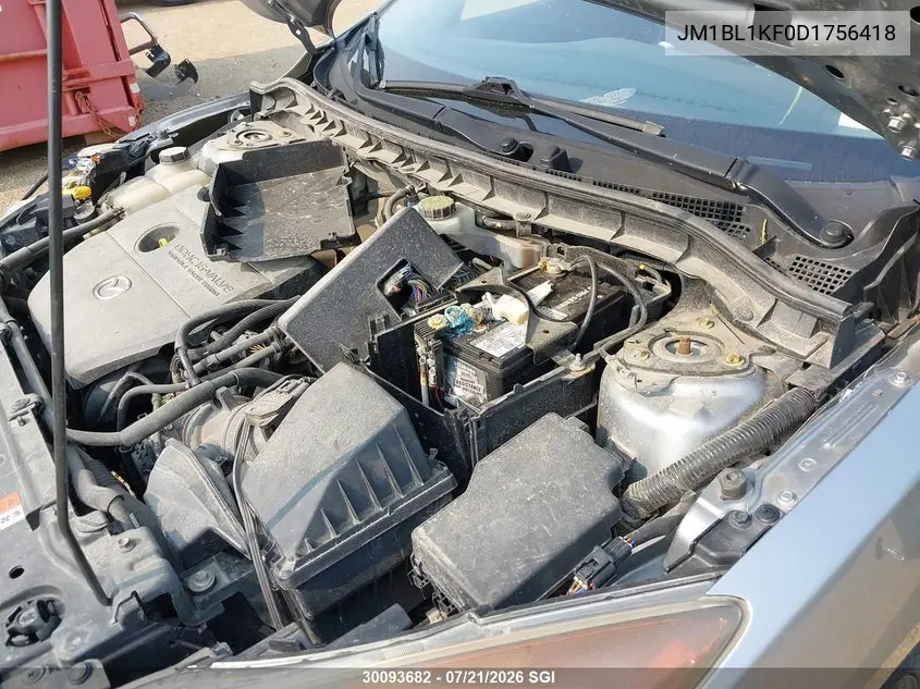2013 Mazda 3 I VIN: JM1BL1KF0D1756418 Lot: 30093682