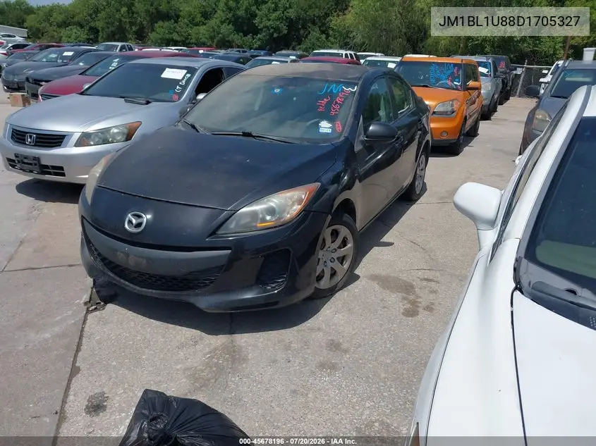 2013 Mazda Mazda3 I Sport VIN: JM1BL1U88D1705327 Lot: 45678196