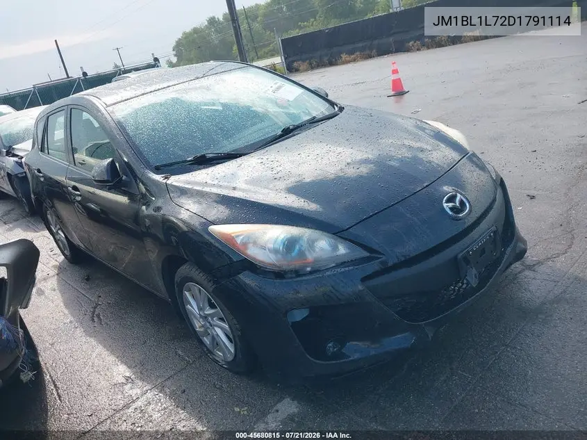 2013 Mazda Mazda3 I Touring VIN: JM1BL1L72D1791114 Lot: 45680815