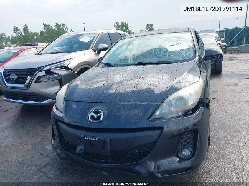 2013 Mazda Mazda3 I Touring VIN: JM1BL1L72D1791114 Lot: 45680815
