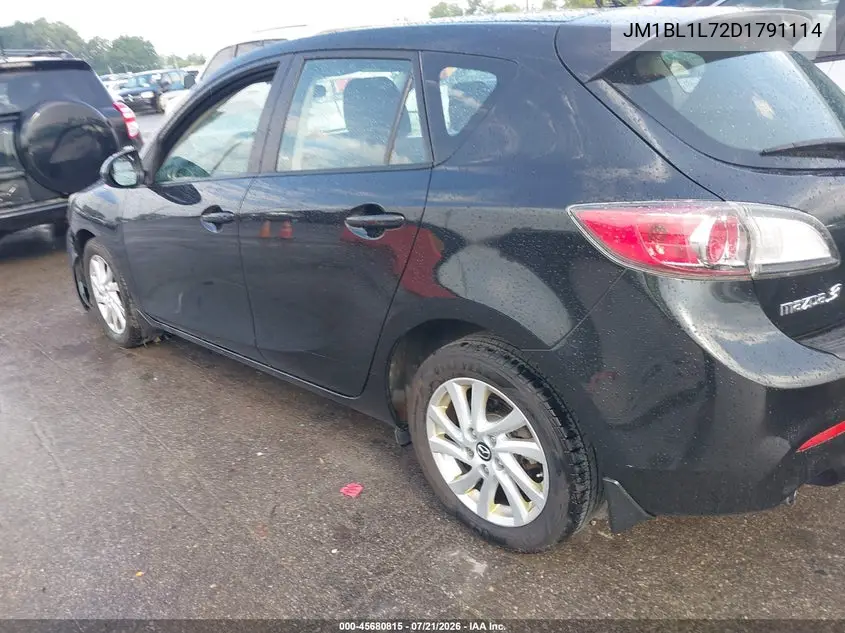 2013 Mazda Mazda3 I Touring VIN: JM1BL1L72D1791114 Lot: 45680815