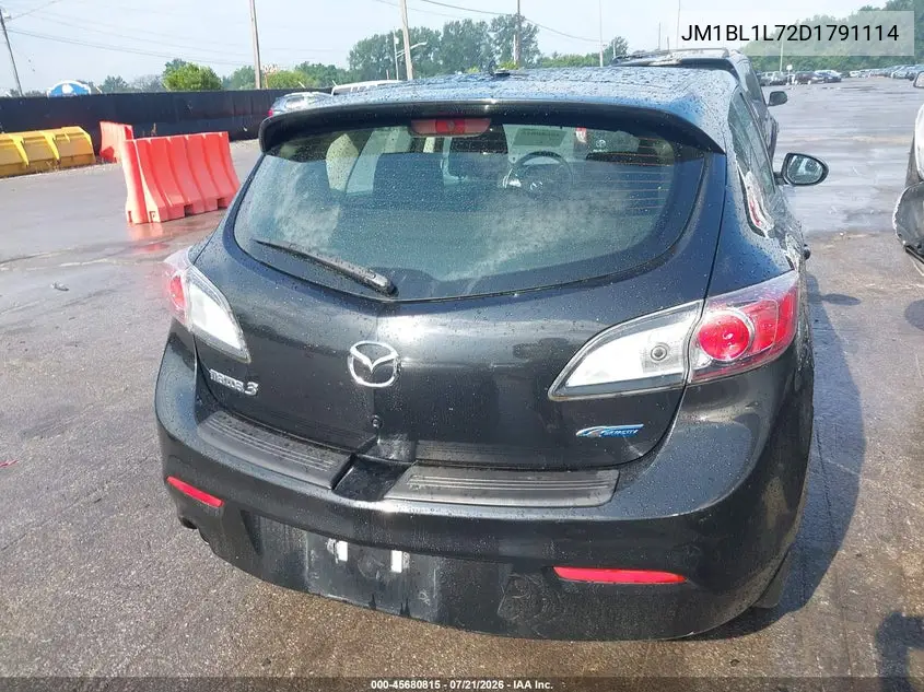 2013 Mazda Mazda3 I Touring VIN: JM1BL1L72D1791114 Lot: 45680815
