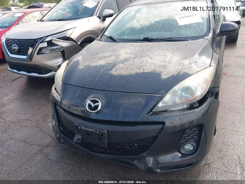 2013 Mazda Mazda3 I Touring VIN: JM1BL1L72D1791114 Lot: 45680815