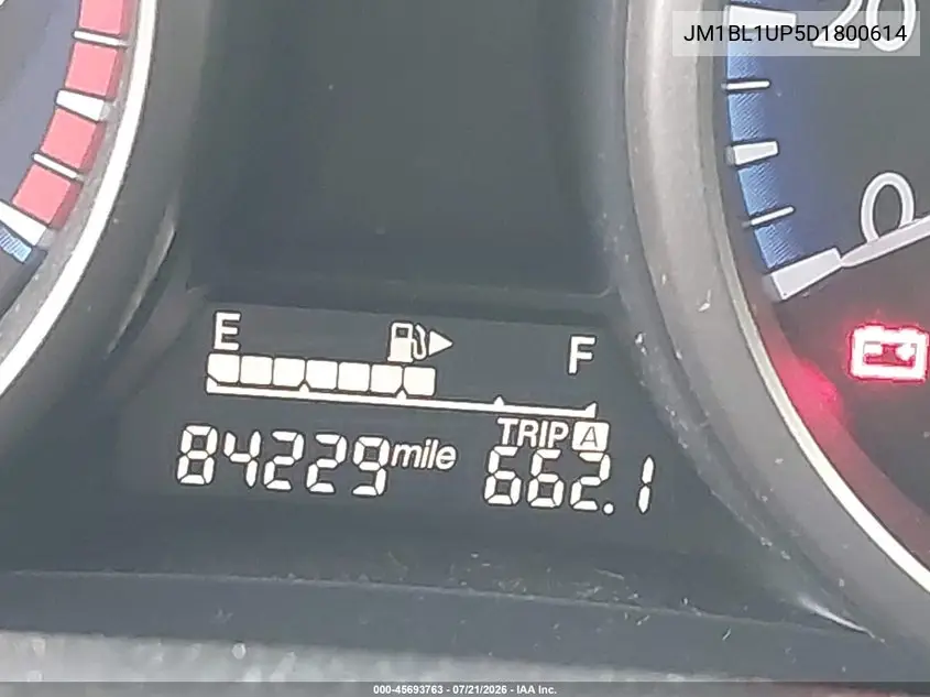 2013 Mazda Mazda3 I Sport VIN: JM1BL1UP5D1800614 Lot: 45693763