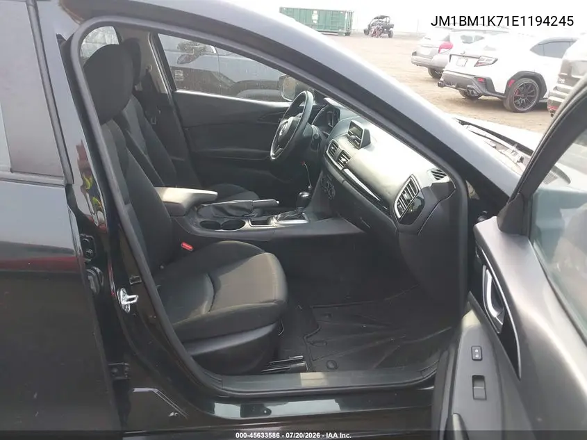 2014 Mazda Mazda3 I Sport VIN: JM1BM1K71E1194245 Lot: 45633586