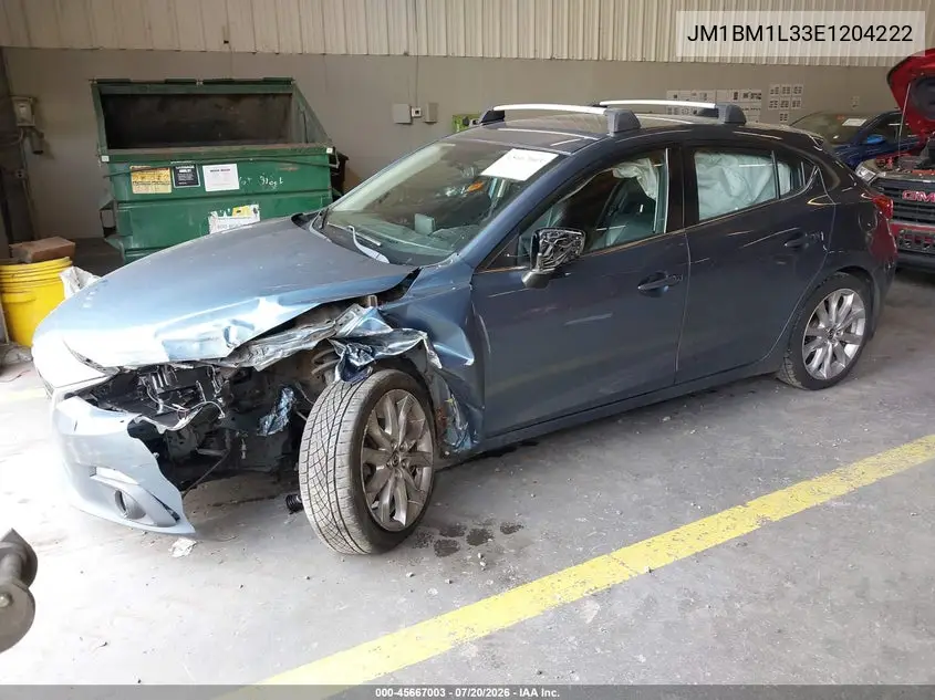 2014 Mazda Mazda3 S Touring VIN: JM1BM1L33E1204222 Lot: 45667003