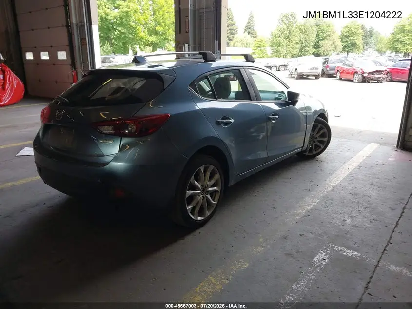 2014 Mazda Mazda3 S Touring VIN: JM1BM1L33E1204222 Lot: 45667003