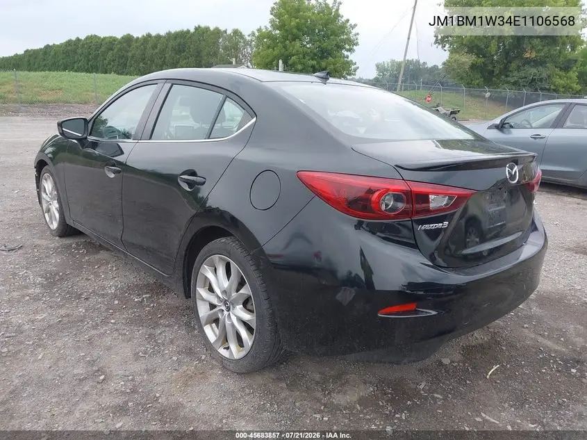 2014 Mazda Mazda3 S Grand Touring VIN: JM1BM1W34E1106568 Lot: 45683857