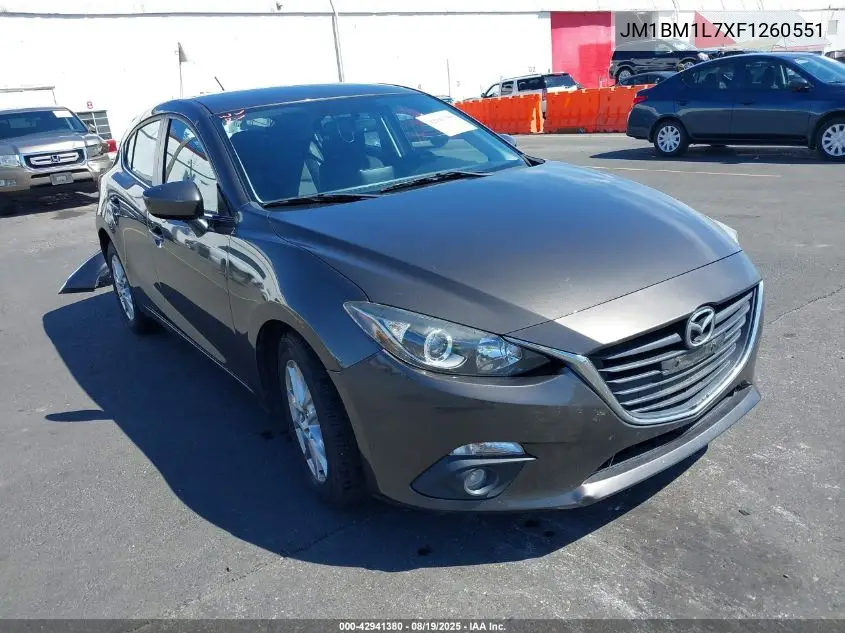 JM1BM1L7XF1260551 2015 Mazda Mazda3 I Touring