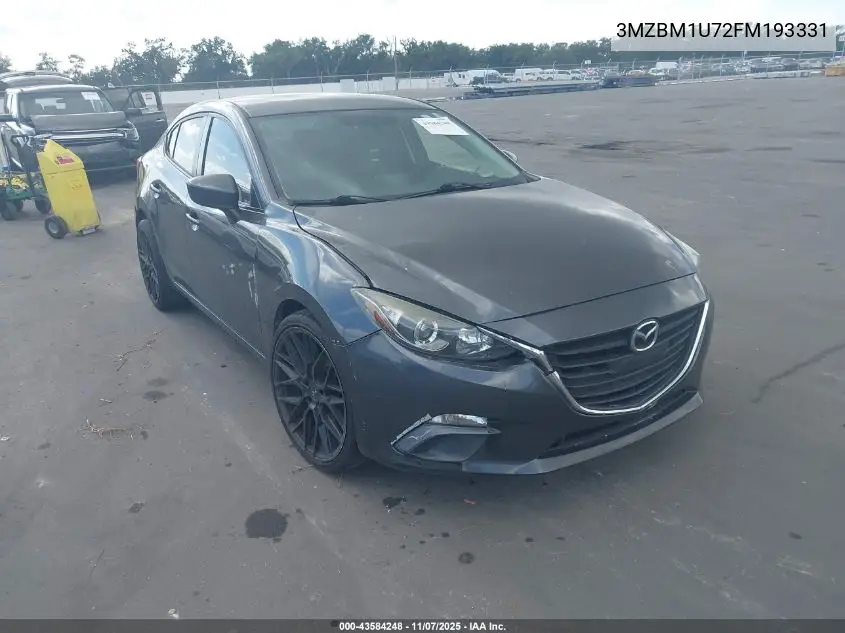 3MZBM1U72FM193331 2015 Mazda Mazda3 I Sport