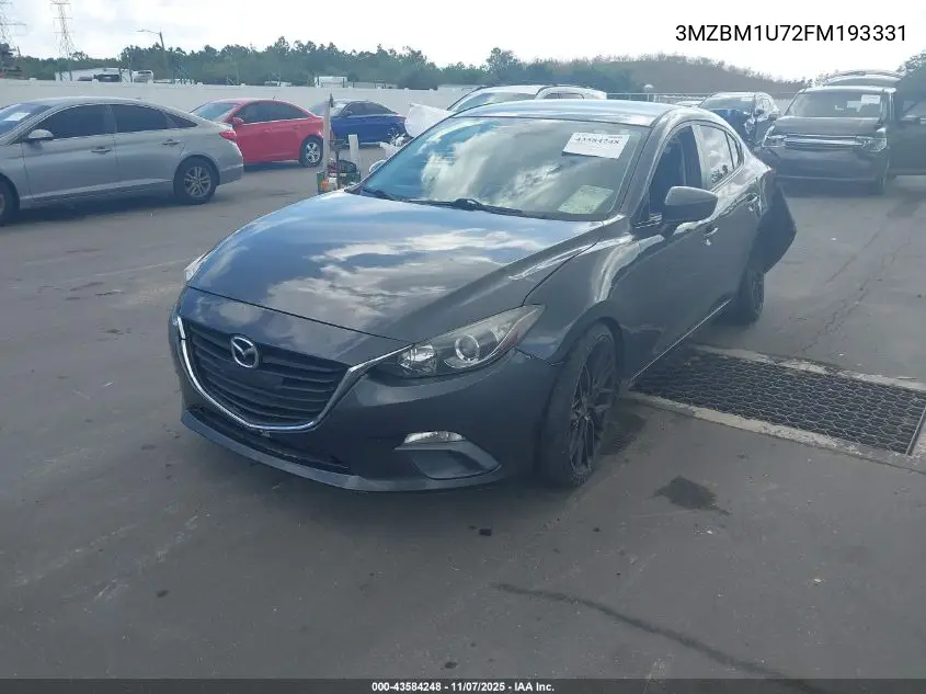 3MZBM1U72FM193331 2015 Mazda Mazda3 I Sport