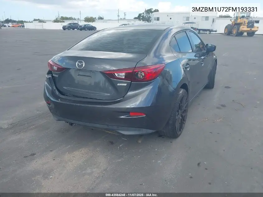 3MZBM1U72FM193331 2015 Mazda Mazda3 I Sport