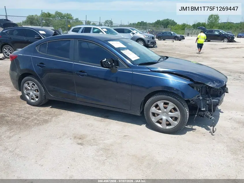 2015 Mazda Mazda3 I Sv VIN: JM1BM1T75F1269447 Lot: 45572656
