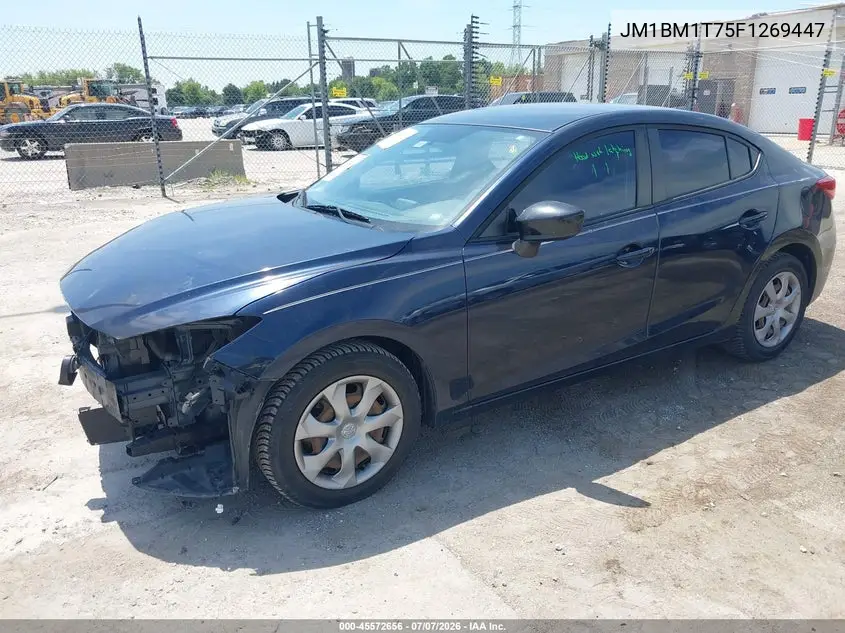2015 Mazda Mazda3 I Sv VIN: JM1BM1T75F1269447 Lot: 45572656