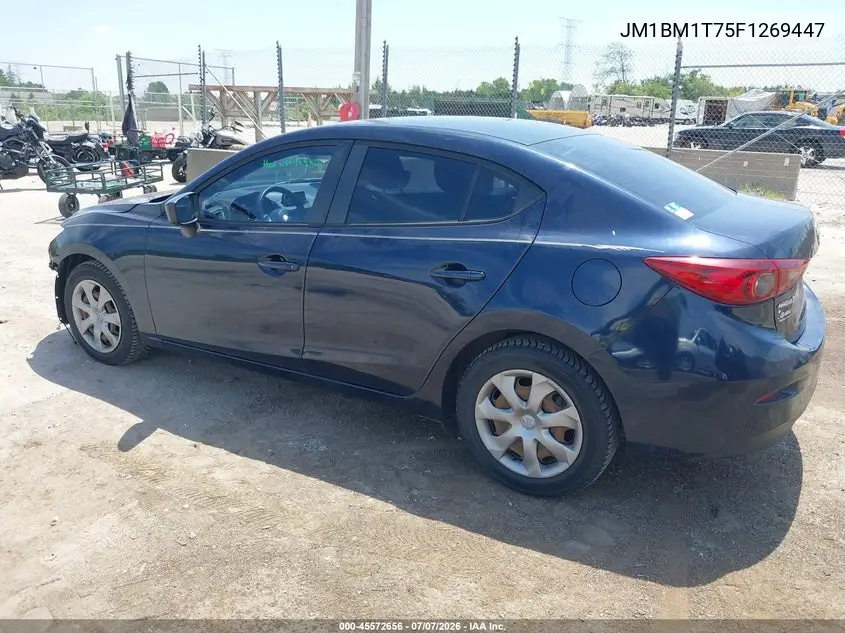 2015 Mazda Mazda3 I Sv VIN: JM1BM1T75F1269447 Lot: 45572656