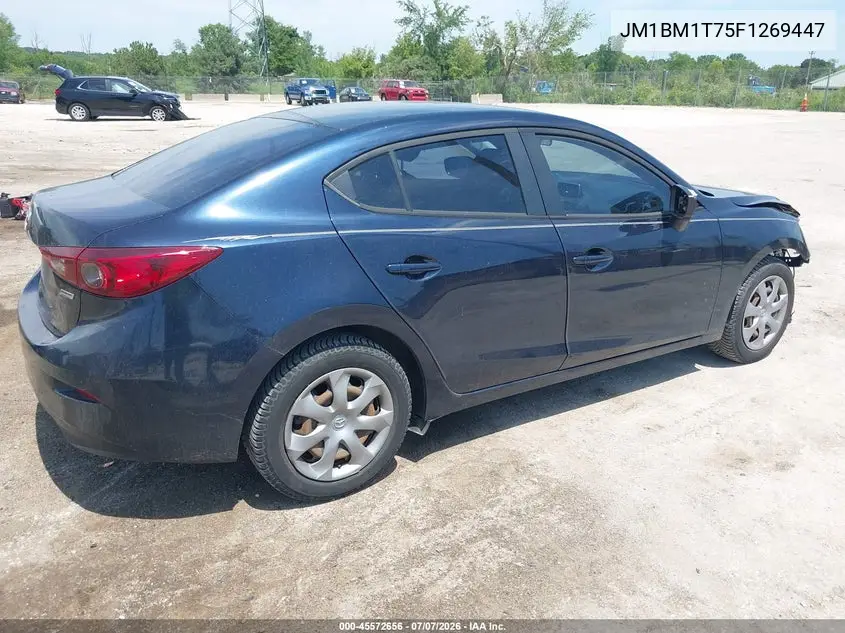 2015 Mazda Mazda3 I Sv VIN: JM1BM1T75F1269447 Lot: 45572656