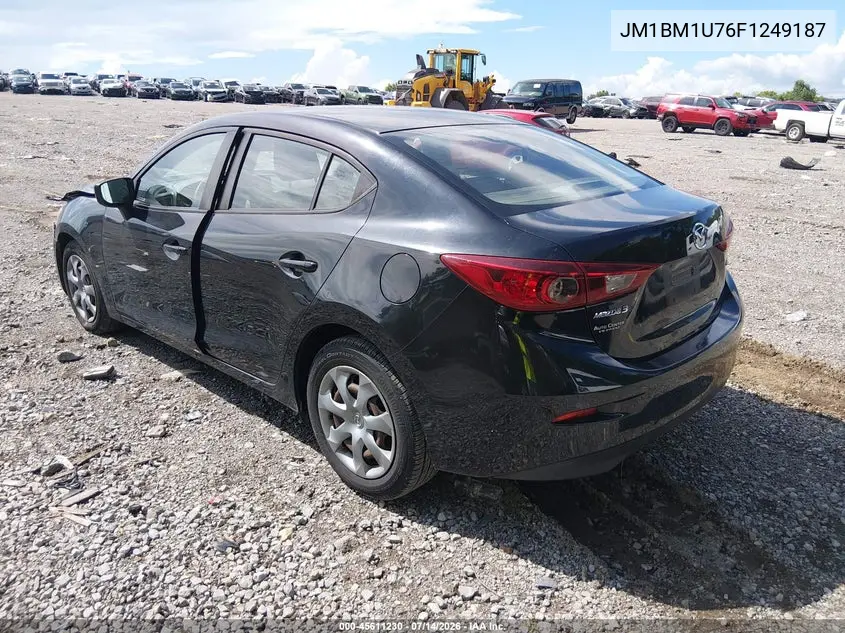 2015 Mazda Mazda3 I Sport VIN: JM1BM1U76F1249187 Lot: 45611230